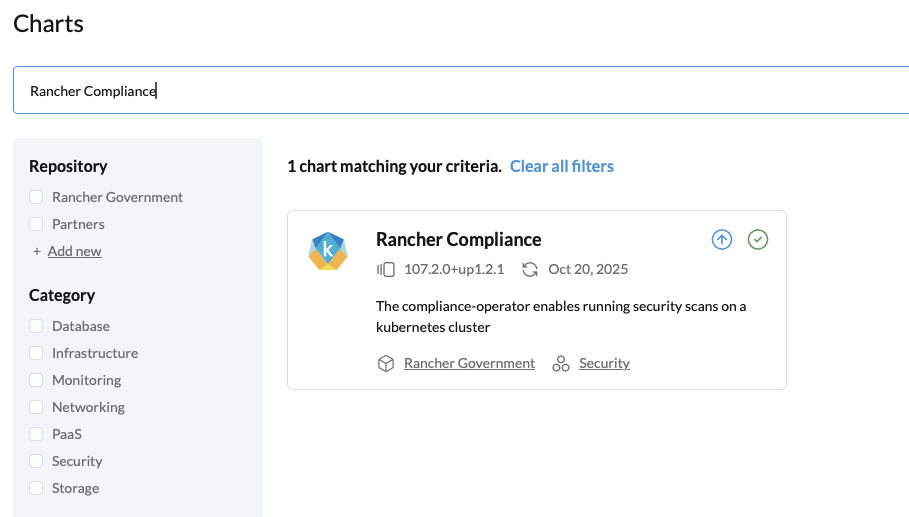 Install Rancher Compliance